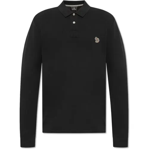 Langarm-Polo , Herren, Größe: XS - PS By Paul Smith - Modalova