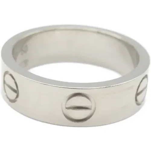 Pre-owned Metal rings , female, Sizes: ONE SIZE - Cartier Vintage - Modalova