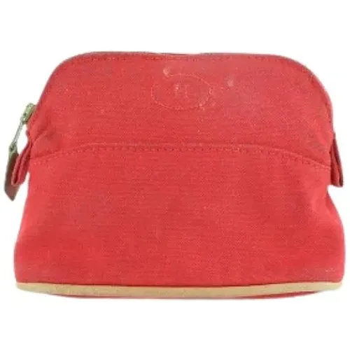 Pre-owned Canvas pouches , female, Sizes: ONE SIZE - Hermès Vintage - Modalova