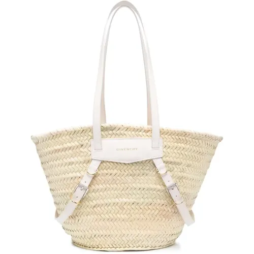 White Raffia Tote Bag , female, Sizes: ONE SIZE - Givenchy - Modalova