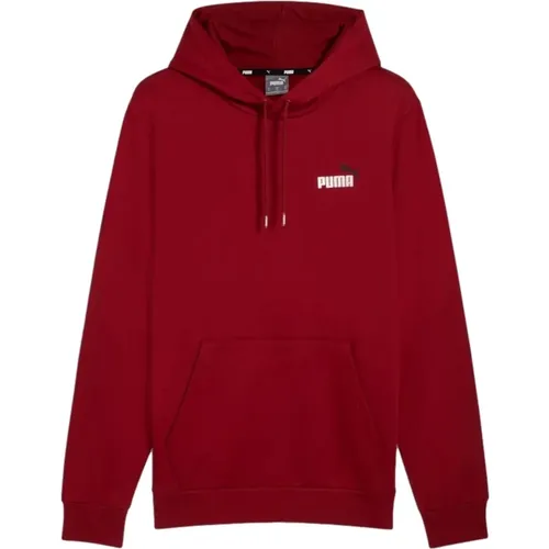 Ess+ 2 Col Kleine Log Hoodie , Herren, Größe: L - Puma - Modalova