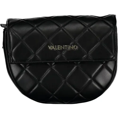 Schwarze Umhängetasche mit Reißverschluss , Damen, Größe: ONE Size - Valentino by Mario Valentino - Modalova