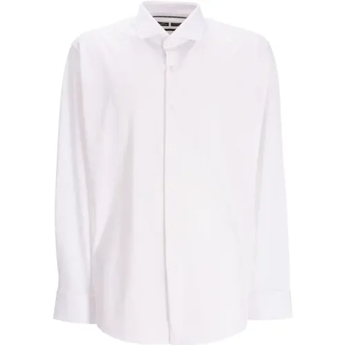 P-Hank slim fit shirt , male, Sizes: XL, 2XL, 4XL, 3XL - Hugo Boss - Modalova