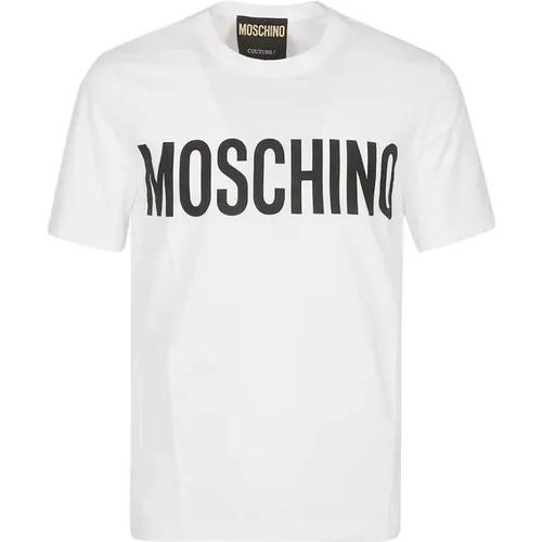 Cotton T-Shirt Classic Fit , male, Sizes: 3XL - Moschino - Modalova