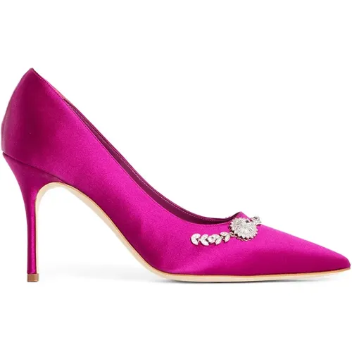 Crystal Gala Stiletto Heels , female, Sizes: 6 UK, 5 UK, 7 UK, 3 UK, 4 1/2 UK, 4 UK - Manolo Blahnik - Modalova