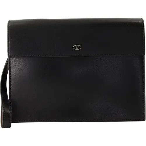 VLogo The Bold Leder Clutch - Valentino Garavani - Modalova