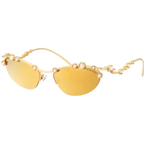 Stylish Sunglasses 0Sk7016 , female, Sizes: 56 MM - Swarovski - Modalova