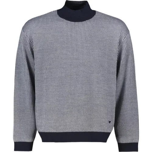 Wool Turtleneck Sweater , male, Sizes: M, XL, L, S - Emporio Armani - Modalova