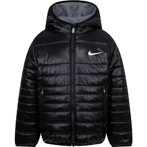 Glänzende Logo-Steppjacke für Kinder - Nike - Modalova