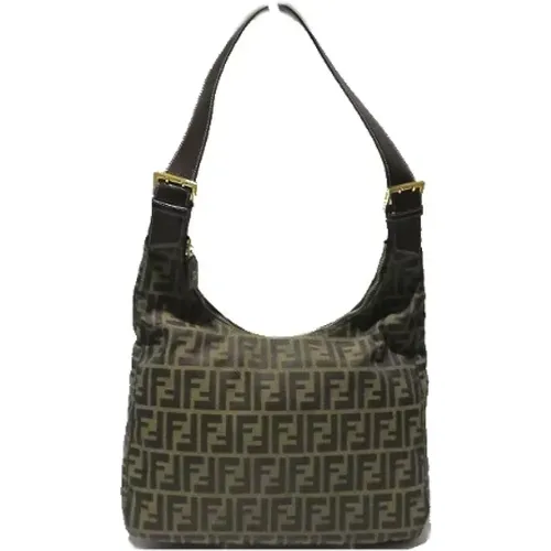 Pre-owned Canvas shoulder-bags , female, Sizes: ONE SIZE - Fendi Vintage - Modalova