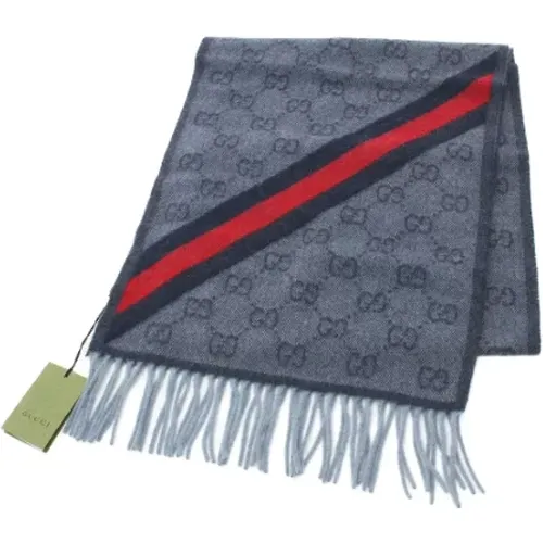 Pre-owned Wool scarves , female, Sizes: ONE SIZE - Gucci Vintage - Modalova