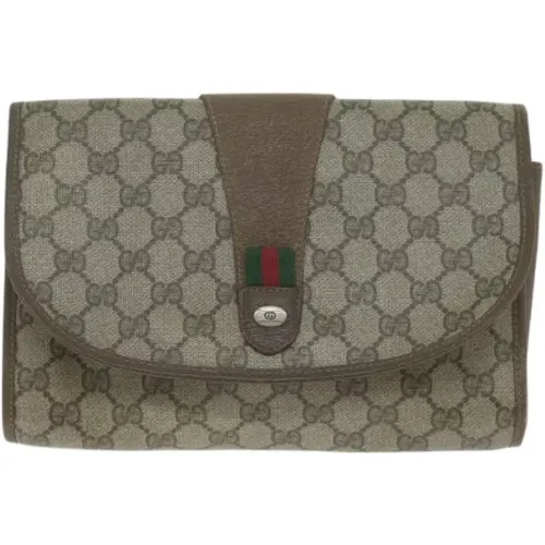 Pre-owned Canvas clutches , female, Sizes: ONE SIZE - Gucci Vintage - Modalova