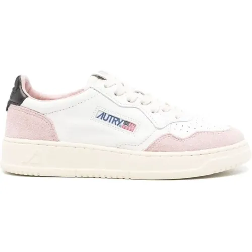 Medalist Low Leather Suede Sneakers , female, Sizes: 5 UK, 3 UK, 4 UK, 6 UK - Autry - Modalova