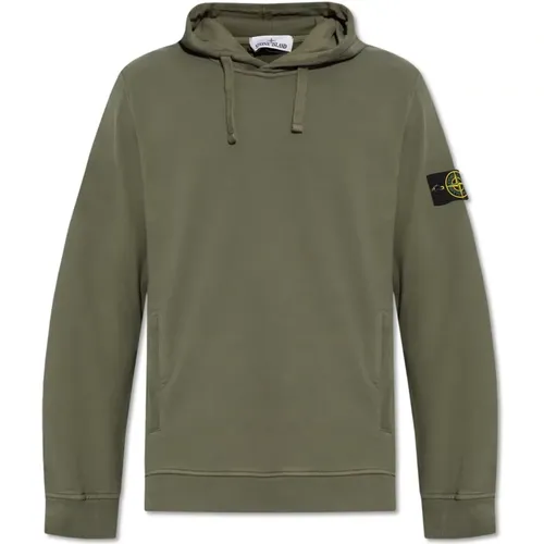 Kapuzenpullover , Herren, Größe: L - Stone Island - Modalova