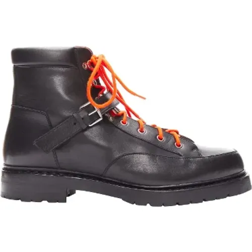 Pre-owned Leather boots , male, Sizes: 8 UK - Hermès Vintage - Modalova