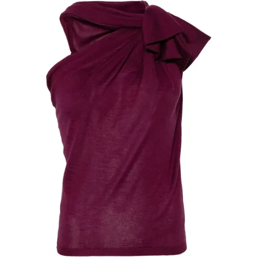 Stylish Top with Bow Detail , female, Sizes: S - Giambattista Valli - Modalova