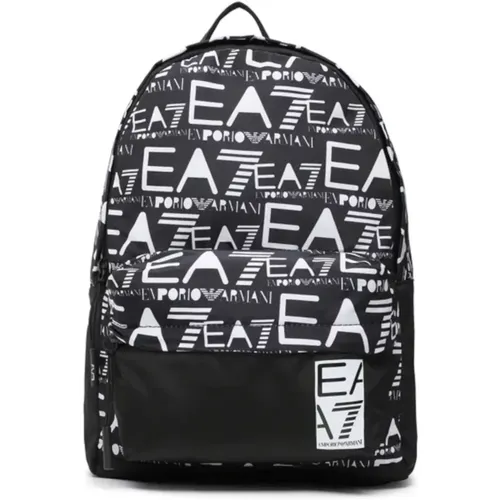 Herren Rucksack mit All Over Print - Emporio Armani EA7 - Modalova