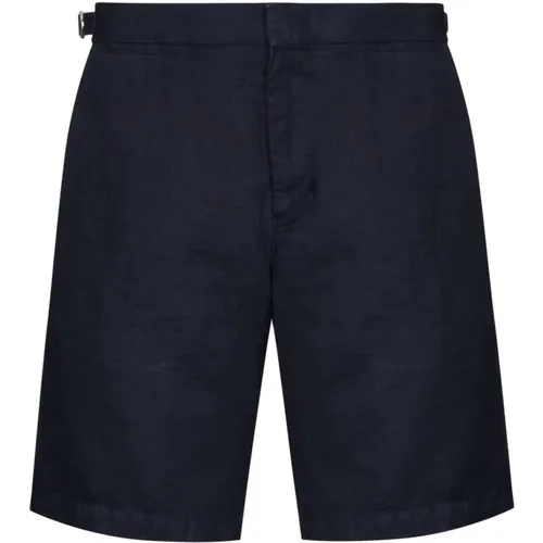 Norwich linen shorts , male, Sizes: W34, W32, W38 - Orlebar Brown - Modalova