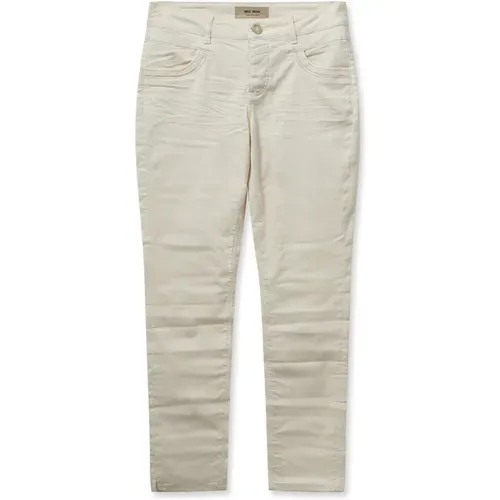 Cropped Trousers , female, Sizes: W27 - MOS MOSH - Modalova