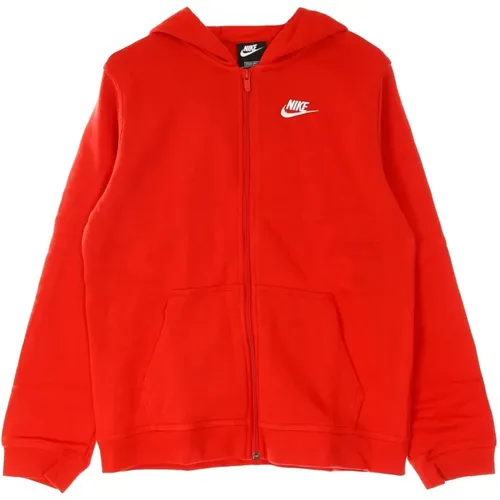 University Red Zip Hoodie Club Nike - Nike - Modalova