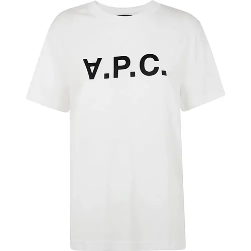 Dunkelblaues VPC T-Shirt,Hellblaues Chino T-Shirt,Rose Dark Navy VPC T-Shirt - A.P.C. - Modalova