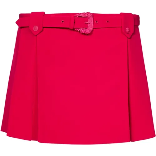 Skirts Fuchsia , female, Sizes: 2XS, S - Versace Jeans Couture - Modalova