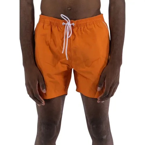 Basic Beach Boxer Shorts , male, Sizes: S, 2XL, XL, M, L - Aquascutum - Modalova