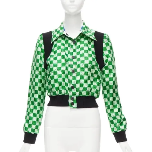 Pre-owned Silk outerwear , female, Sizes: XS - Louis Vuitton Vintage - Modalova