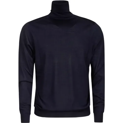 Merino Wool Turtleneck Sweater , male, Sizes: M, 5XL, XL, S, 4XL, L, 2XL - Hindustrie - Modalova