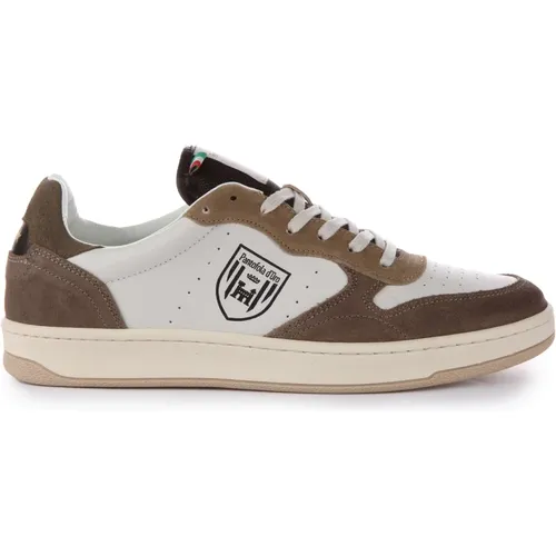 Suede Leather Low Top Sneaker , male, Sizes: 9 UK, 8 UK, 7 UK, 11 UK - Pantofola D'Oro - Modalova