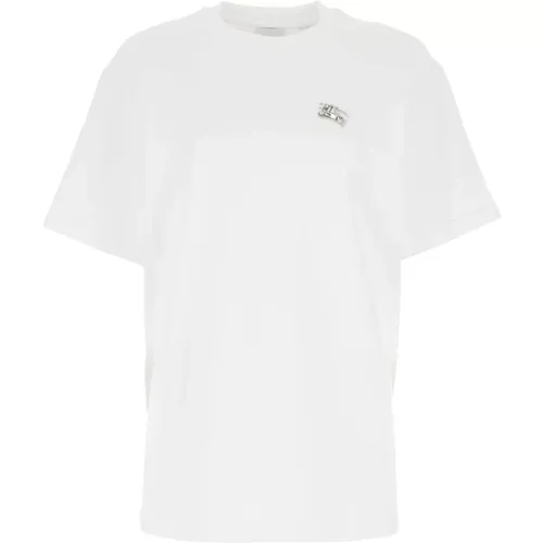 Crystal Application T-Shirt , female, Sizes: XS, M, S - Burberry - Modalova