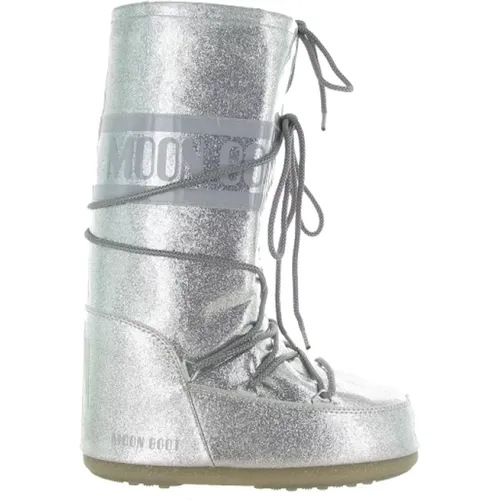 Glitter Icon Stiefel , Damen, Größe: 42 EU - moon boot - Modalova