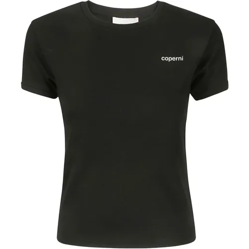 Schwarze T-Shirts und Polos , Damen, Größe: S - Coperni - Modalova