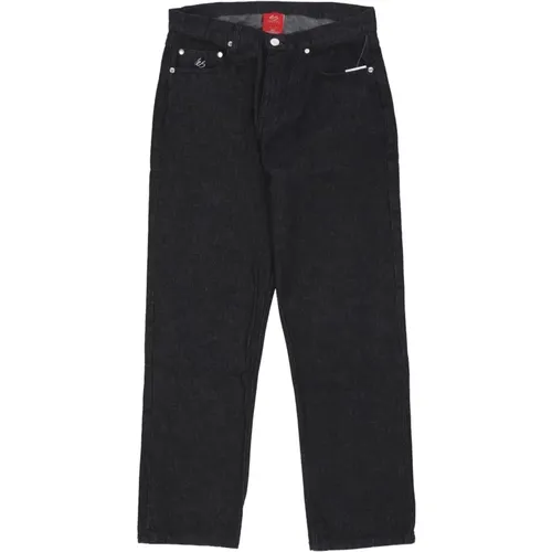 Schwarze Waschung Streetwear Gerad Jeans , Herren, Größe: W38 - ES - Modalova
