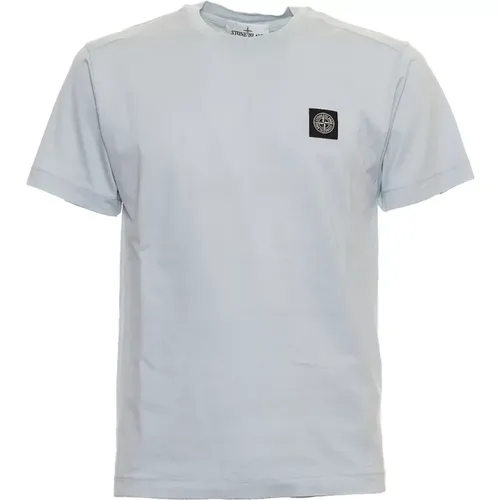 Men's Clothing T-Shirts & Polos Sky Ss24 , male, Sizes: S, XL, L - Stone Island - Modalova