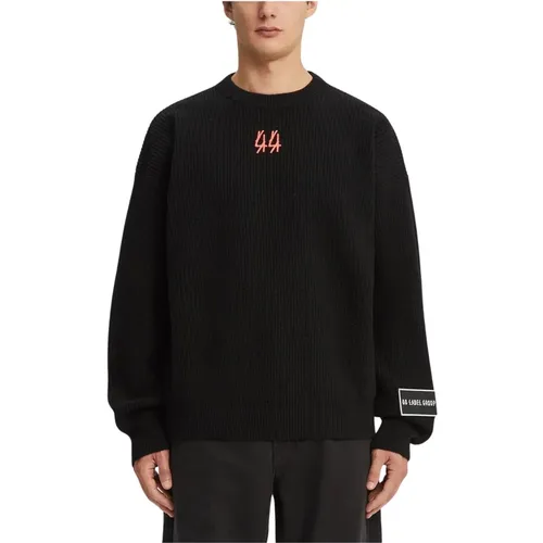 Stylish Crewneck Sweatshirt , male, Sizes: M, L - 44 Label Group - Modalova