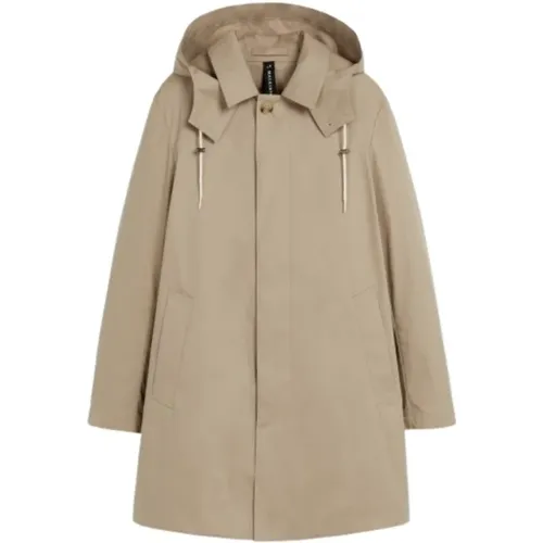 Fawn Raintec Cotton Coat , male, Sizes: 2XS, L, S, XS - Mackintosh - Modalova