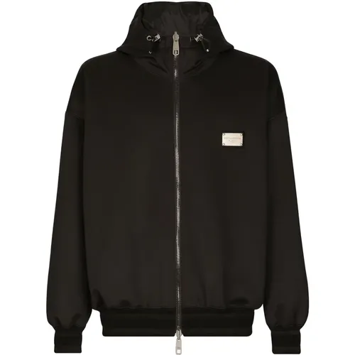 Cold Climate Jacket , male, Sizes: S, L, M - Dolce & Gabbana - Modalova