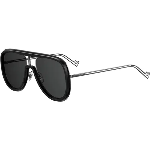 Futuristic Sunglasses /Dark Grey - Fendi - Modalova