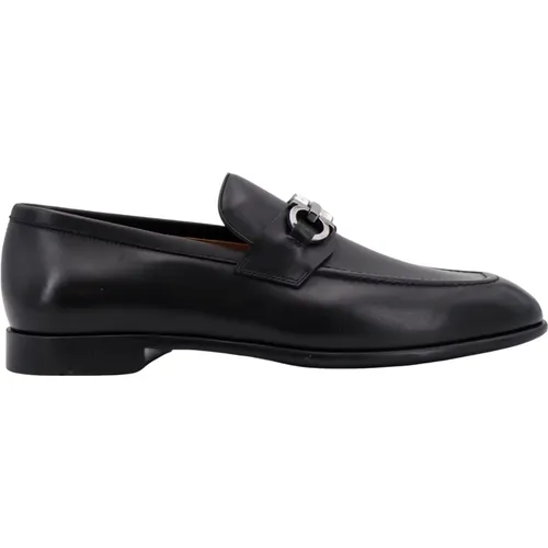 Loafer Shoes with Iconic Metal Detail , male, Sizes: 7 1/2 UK, 9 UK, 6 UK, 7 UK - Salvatore Ferragamo - Modalova