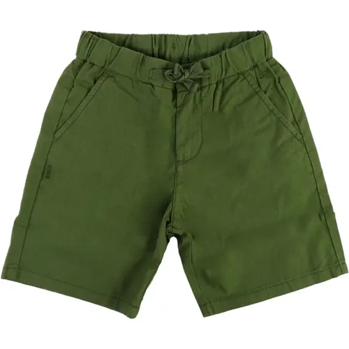 Grüne Elastische Bermuda-Shorts,Grüne Elastische Bermuda Shorts - Sun68 - Modalova
