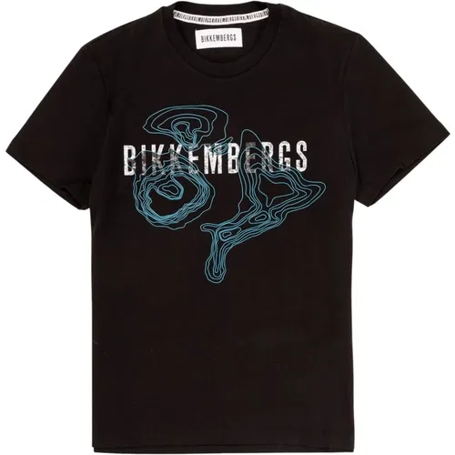 Men's Stylish T-Shirt Collection , male, Sizes: XS - Bikkembergs - Modalova