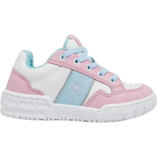 Eyelike Kindersneaker Weiß/Rosa/Blau - Chiara Ferragni Collection - Modalova