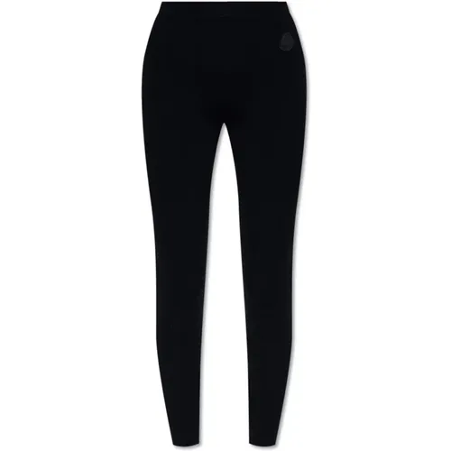 Gerippte Leggings , Damen, Größe: L - Moncler - Modalova