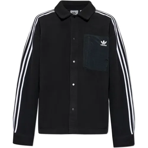 Sweatshirt mit gesticktem Logo , Herren, Größe: L - adidas Originals - Modalova