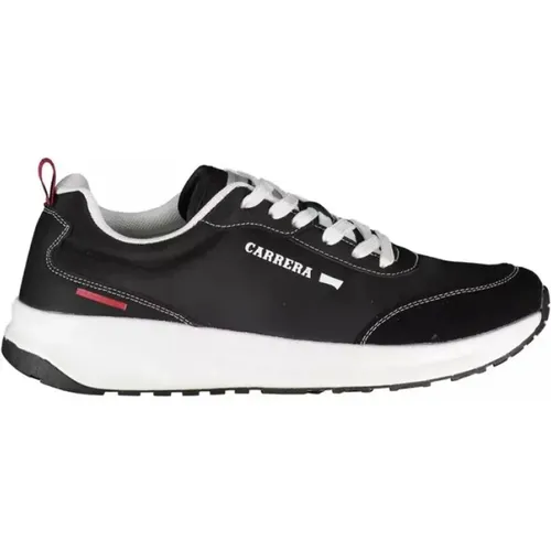 Schwarze Sneakers mit Ikonischen Details , Herren, Größe: 45 EU - Carrera - Modalova