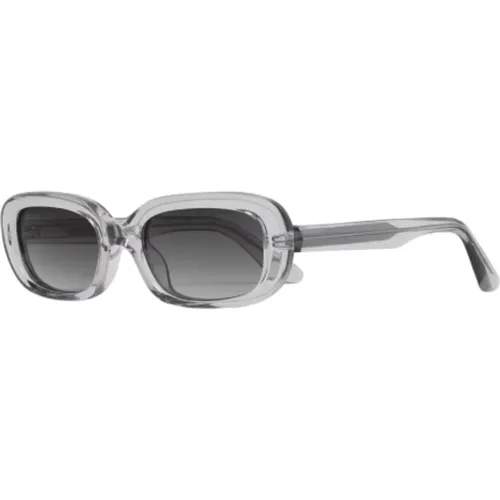 Rechteckige Graue Sonnenbrille mit UV-Schutz - CHiMi - Modalova