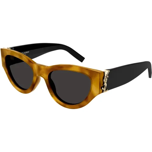 SL M94 007 Sunglasses , female, Sizes: 53 MM - Saint Laurent - Modalova