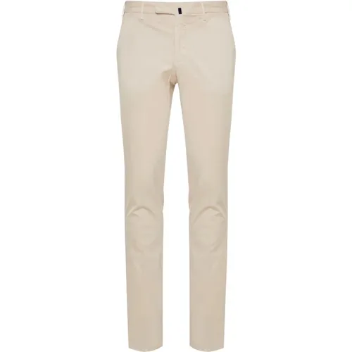 Slim-Fit Cotton Trousers , male, Sizes: 3XL - Incotex - Modalova