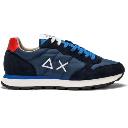 Blue Sneakers , male, Sizes: 6 UK, 7 UK, 11 UK, 10 UK - Sun68 - Modalova